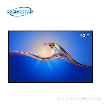 Painel LCD externo de 4k 43 polegadas